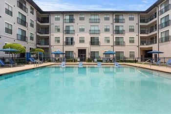 Sparkling resort-style pool