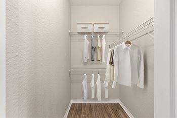 Spacious, walk-in closets