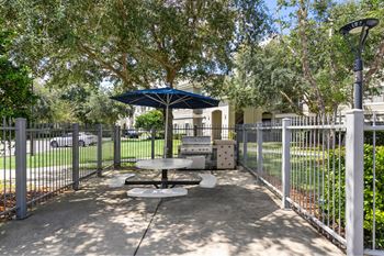 Barbecue grills & picnic seating