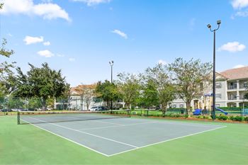 Tennis court & basketball court