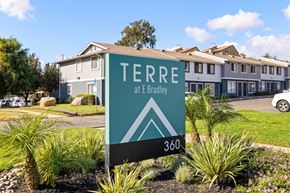 El Cajon apartment for rent - A sign for Terre at Bradley with a number 360 on it.