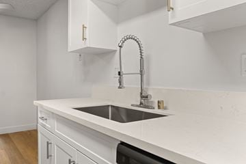 Spring Valley apartment for rent - A kitchen with a sink and a faucet.