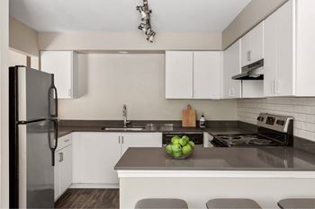 Modern white cabinets