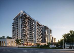 Ottawa apartment for rent - Modern high rise apartment buildings with balconies at Baseline Apartments, Ottawa, K2H 0C9
