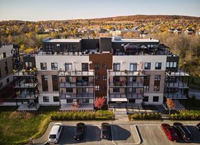 Gatineau apartment for rent - Modern apartment building with rooftop terrace at Horizon Apartments, Gatineau, QC