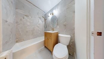 Renovated bathrooms