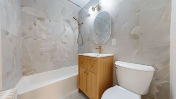 Renovated bathrooms