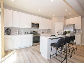 Whitestown townhouse for rent - Stainless steel appliances inside townhomes at Jackson Run Townhomes