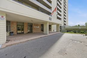Hamilton apartment for rent - A building with the number 60 on it.