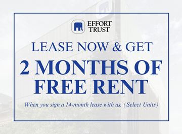 Kitchener apartment for rent - A sign advertising a promotion for a free two months rent.