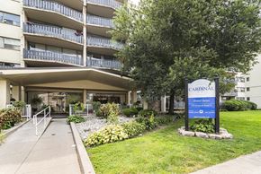 Hamilton apartment for rent - A building with a sign that says Cardinal in front of it.