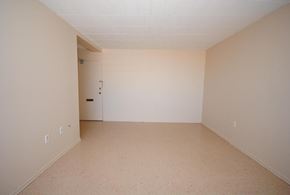 Stoney Creek apartment for rent - A room with a door and a wall socket.
