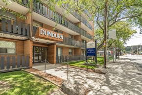 Hamilton apartment for rent - The image shows the exterior of a building named Dundurn.