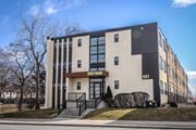 Hamilton apartment for rent - A modern building with the word "SOUTHAM" on the front.
