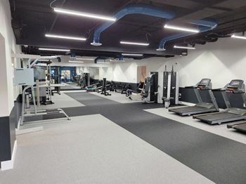 Modern fitness center