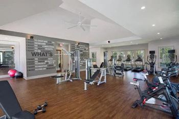 Modern fitness center