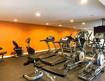 Modern fitness center