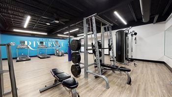 Modern fitness center