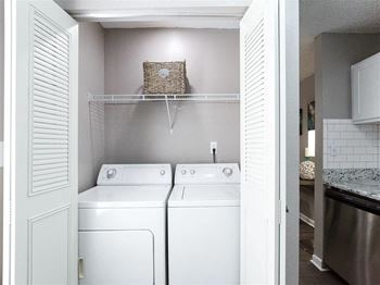 Washer dryer in unit