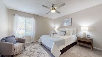 Energy-efficient ceiling fans in every bedroom