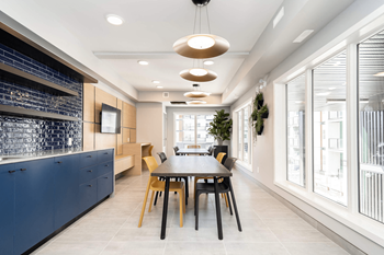 Kitchen and dining area