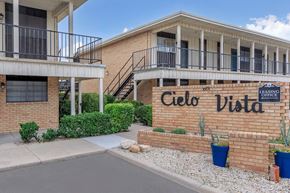 Carlsbad apartment for rent - A brick building with a sign that says
