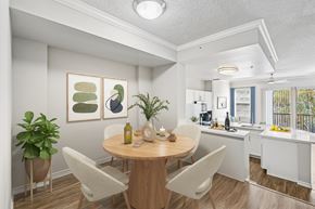 Coral Springs apartment for rent - A dining room with a table and chairs.