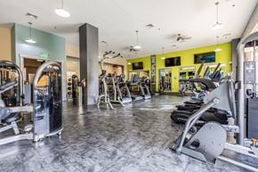 Durham apartment for rent - A gym with a variety of exercise equipment.