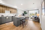 Everett apartment for rent - Kitchen With Living Area at Riverfront Everett, Everett, WA