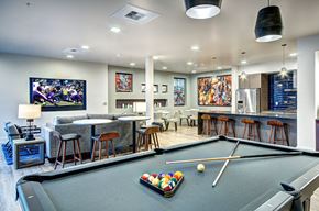 Seattle apartment for rent - Billiards Table at Upton Flats, Seattle, 98126