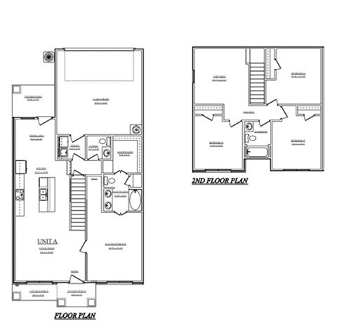 Floor plan for 4 beds, 2.5 baths, 1897 sqft