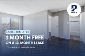 Hamilton apartment for rent - A room with a 1 month free on a 13-month lease offer.