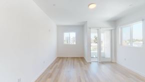 Los Angeles apartment for rent - A spacious room with wooden floors and white walls.at The Dillon II at Silver Lake, California, 90026