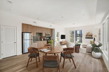 Dining and living area