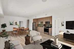 Los Angeles apartment for rent - Living Room With TV at 2221 S Western, Los Angeles