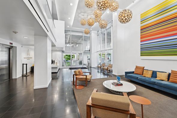 Los Angeles apartment for rent - Lobby Lounge at Hollywood Ardmore, Los Angeles