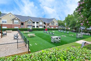Green lawn area