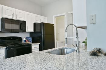 Kitchen with modern appliances