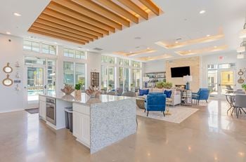 Kitchen and living room