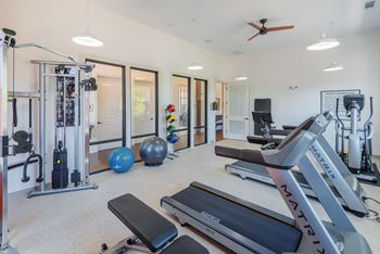Modern fitness center