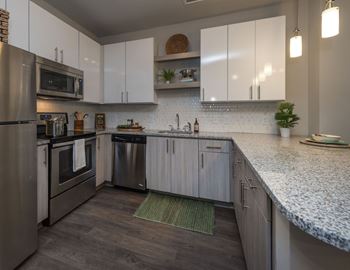 Modern kitchen area