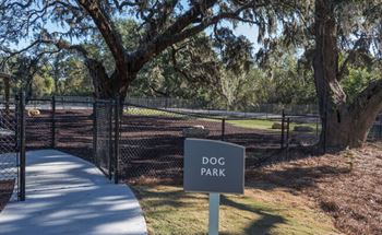 Dog park sign