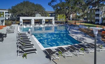 Large swimming pool