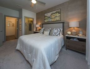 Savannah apartment for rent - Bedroom With Ceiling Fan at Mariner Grove, Savannah, 31404
