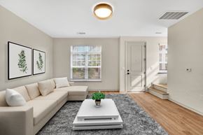 Pineville apartment for rent - Modern Living Area at Townes at McCullough, Pineville, 28134