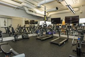 Halifax apartment for rent - A gym with treadmills, exercise bikes, and other equipment.