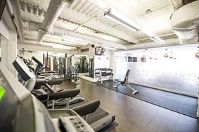 Halifax apartment for rent - A gym with treadmills and exercise equipment.