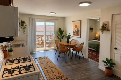 Floor plan for 2 beds, 2 baths, 1175 sqft