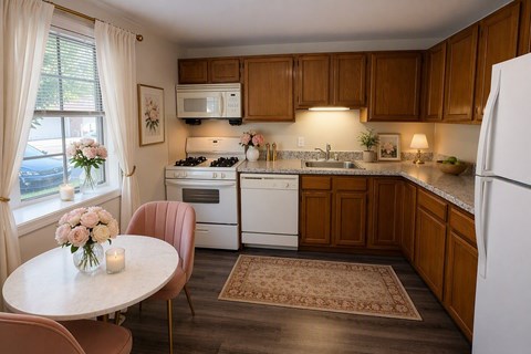 Floor plan for 2 beds, 2.5 baths, 1226 sqft