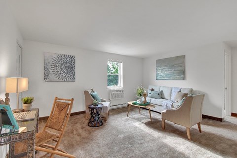 Floor plan for 2 beds, 2 baths, 990 sqft